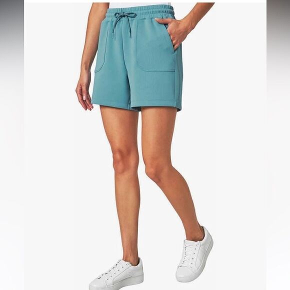 Mondetta Womens Midweight Ribbed Scuba Short - Picture 1 of 4